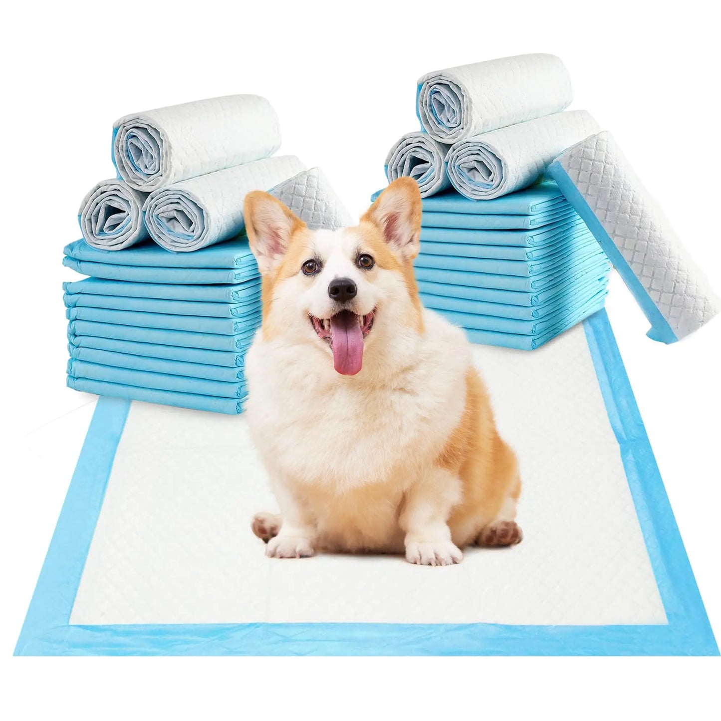 Puppy Training Pee Pads – 100 Count Leak-Proof Pads for Small Dogs, Bunnies & Guinea Pigs (13"×18")