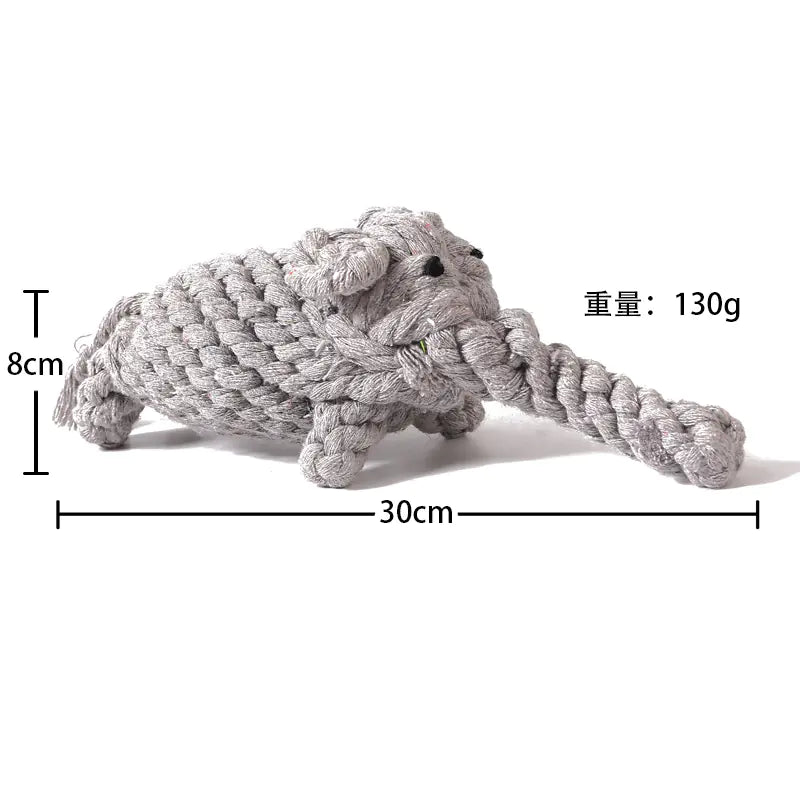 Durable Cartoon Chew Toys – Plush Rope Toys for Dogs (Multiple Styles Available)