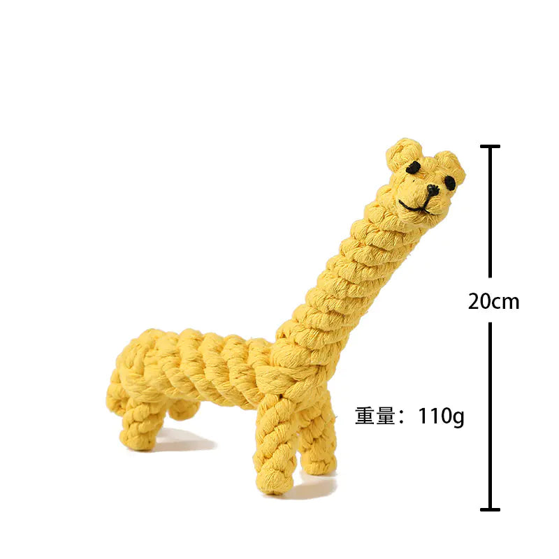 Durable Cartoon Chew Toys – Plush Rope Toys for Dogs (Multiple Styles Available)