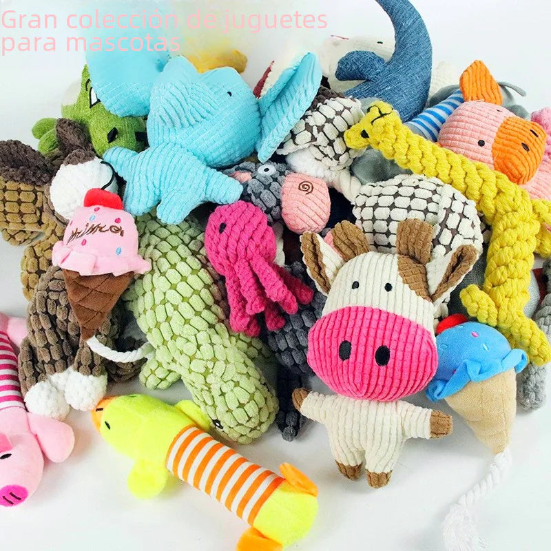 Durable Cartoon Chew Toys – Plush Rope Toys for Dogs (Multiple Styles Available)